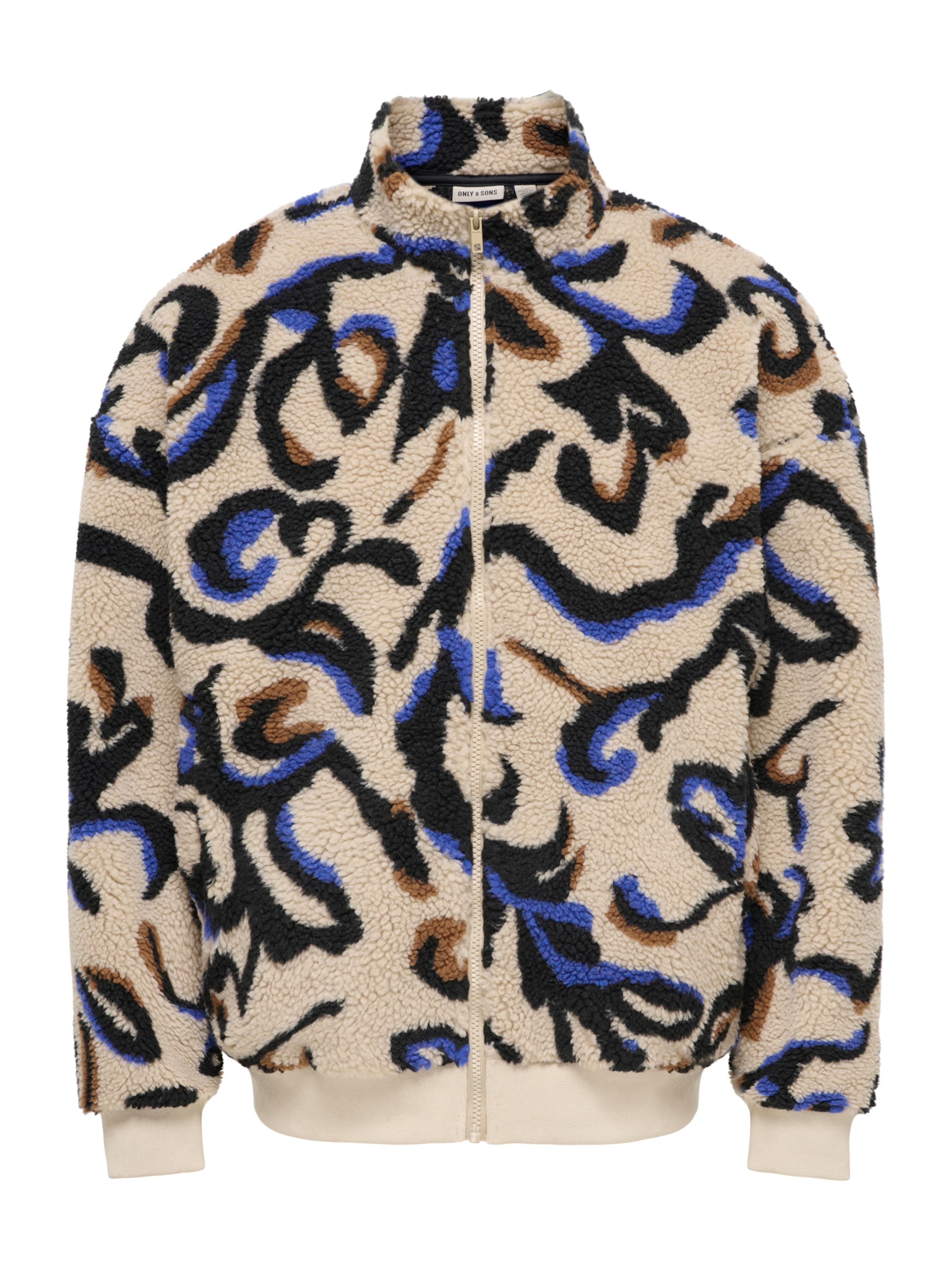 Only & Sons - Chaqueta polar 'ONSADAM' en gris: frente