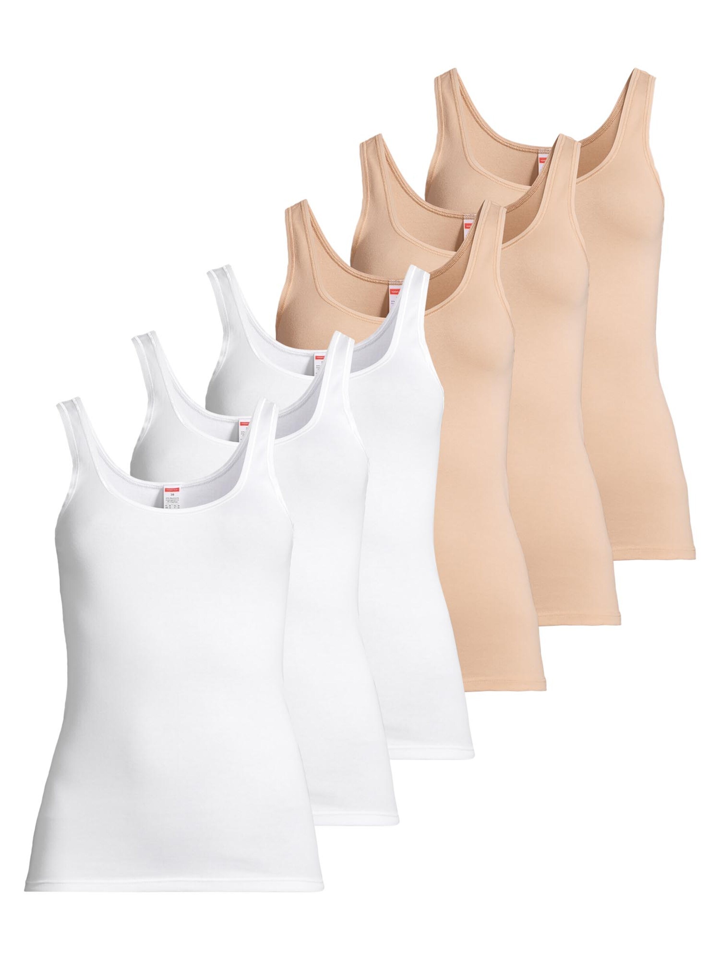 CON-TA Undershirt 'Feinripp' in Beige: front