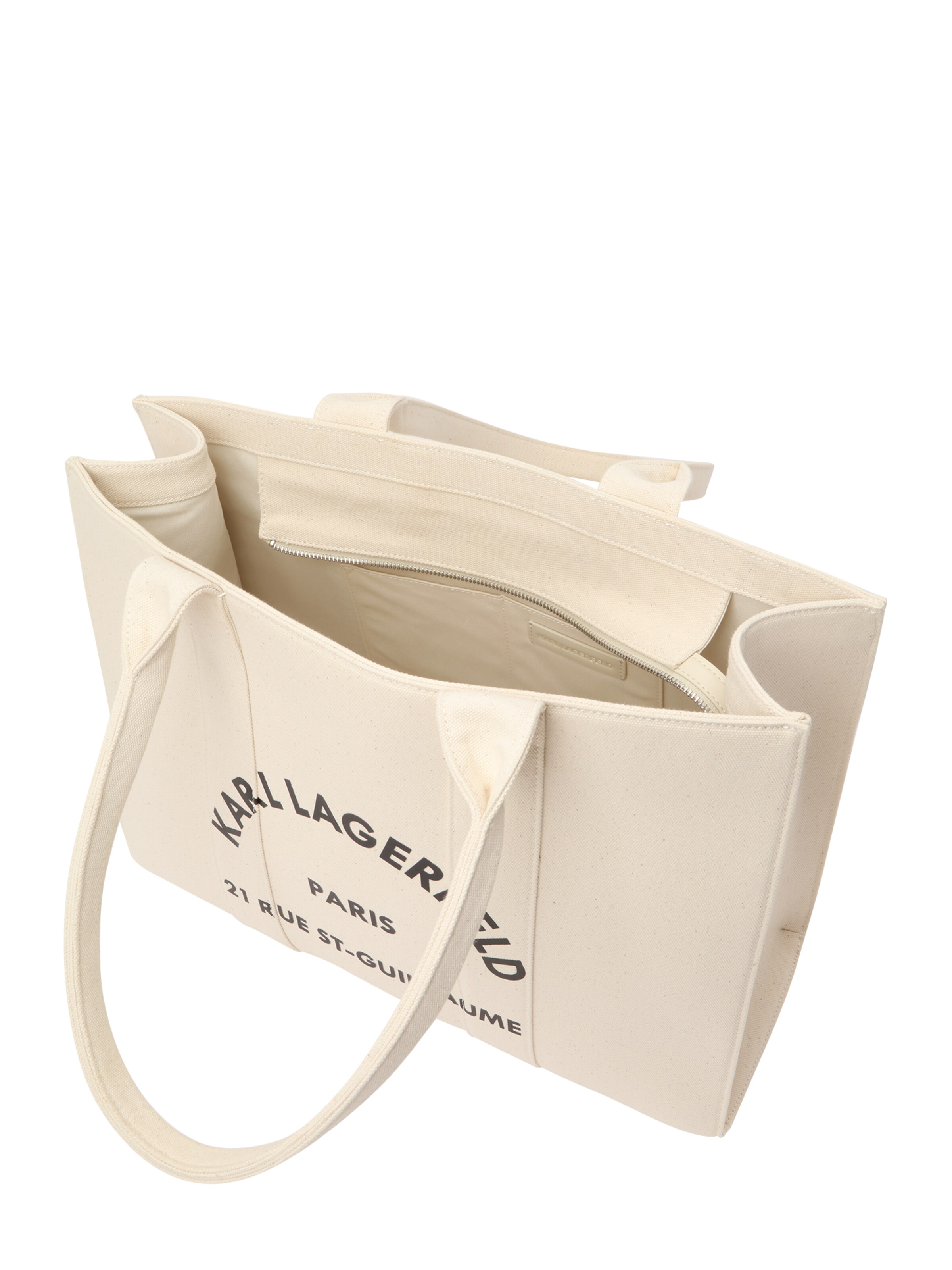 Karl Lagerfeld Nakupovalna torba 'Rue St-Guillaume' | bež barva