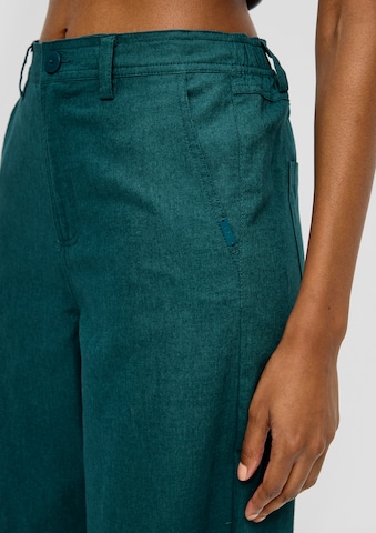 Wide Leg Pantalon QS en vert