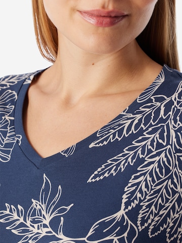 SCHIESSER Nachthemd ' Comfort Essentials ' in Blauw