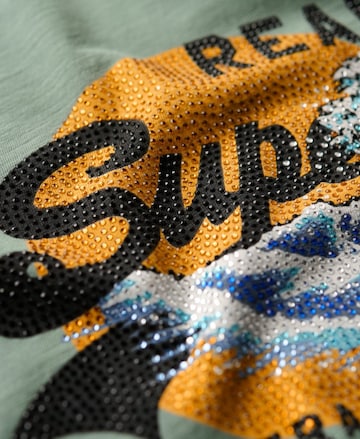 Superdry Μπλουζάκι 'Tokyo' σε πράσινο