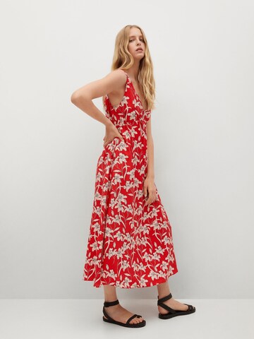 Robe 'Becca' MANGO en rouge