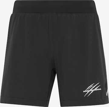 Plein Sport - Regular Calças de desporto 'Scratch' em preto: frente
