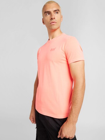 Superdry T-Shirt 'ESSENTIAL' in Orange