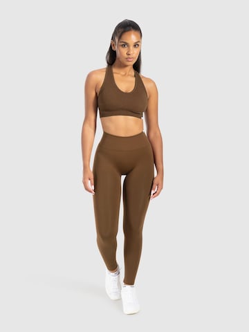 Skinny Leggings 'Pemmy' Smilodox en marron
