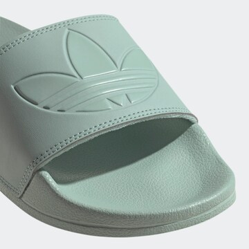 ADIDAS ORIGINALS Muiltjes 'Adilette Lite' in Groen