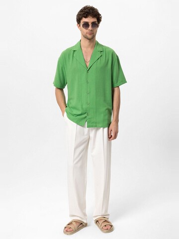 Fit confort Chemise Antioch en vert
