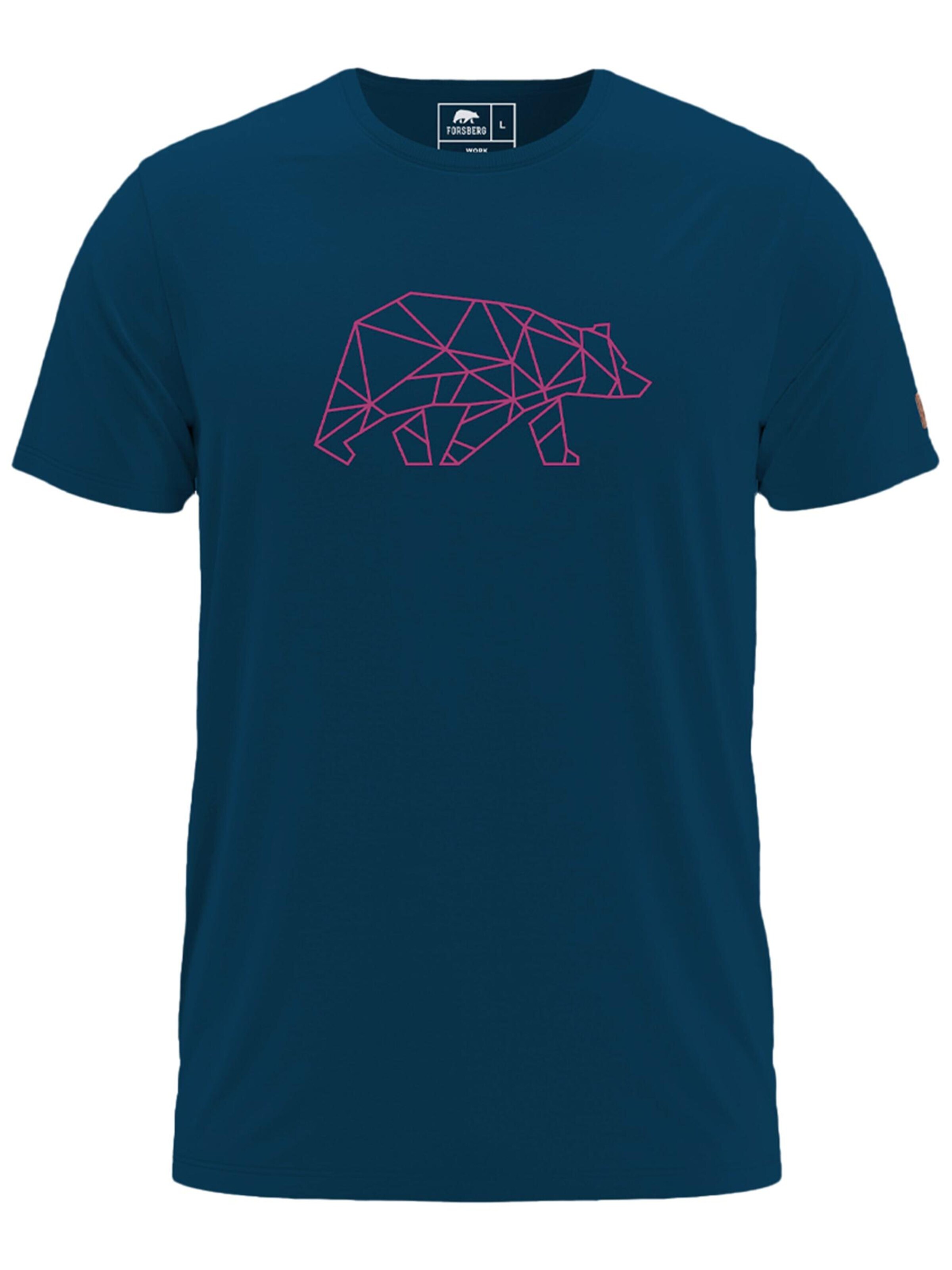 FORSBERG T-Shirt in Blau: Vorderseite