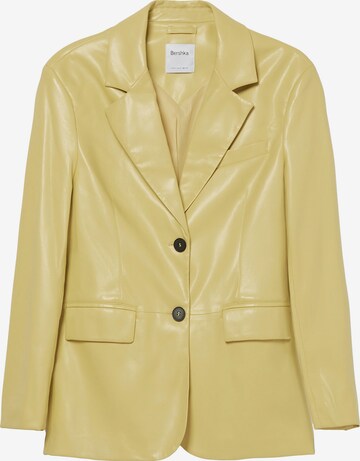 Bershka Blazer in Yellow: front