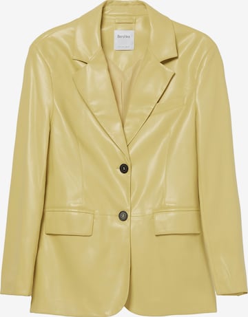 Blazer Bershka en jaune : devant