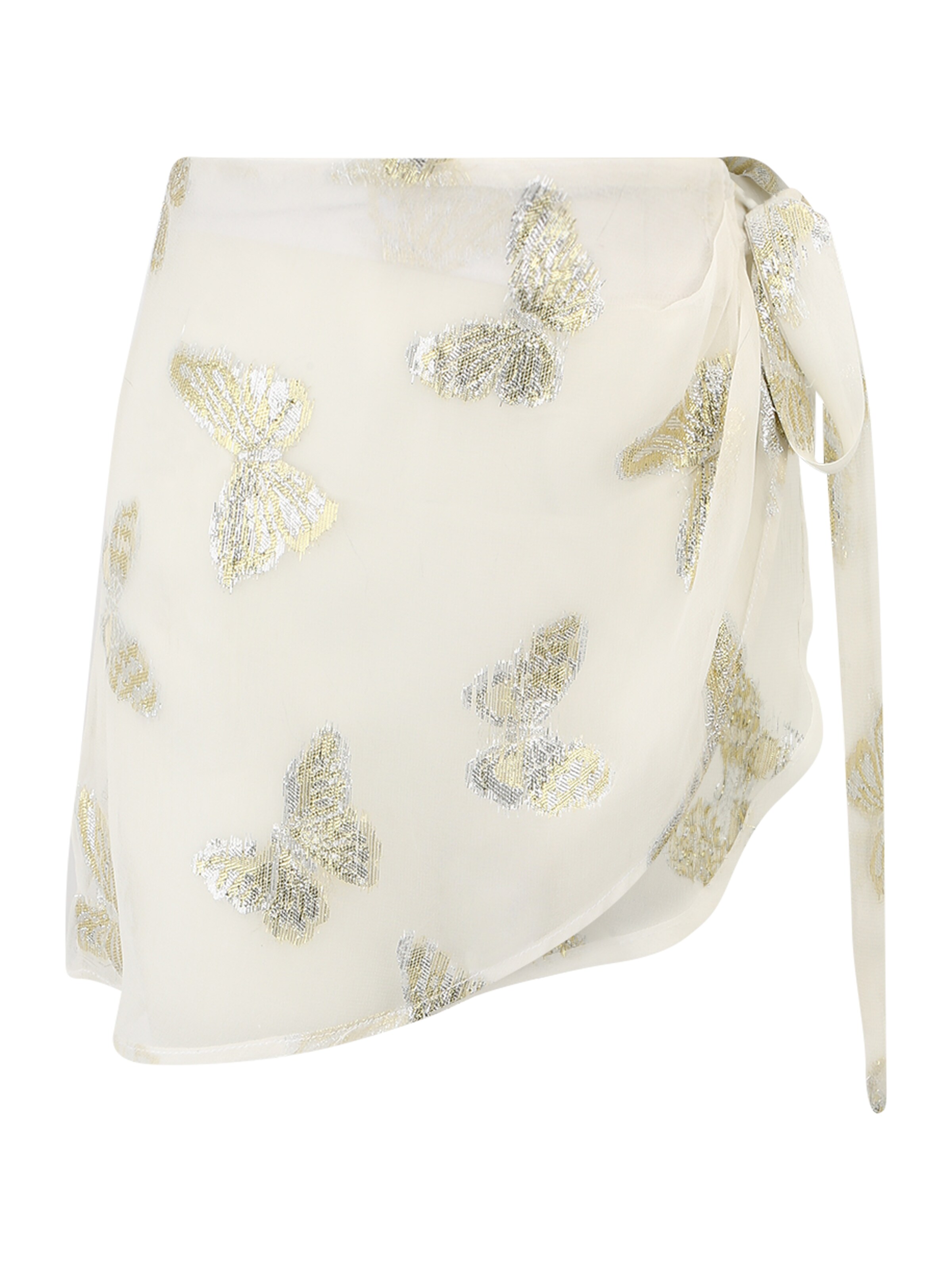 Nasty Gal Beach towel in White: front