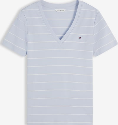 XXS dydžio Marškinėliai 'CODY' iš TOMMY HILFIGER, spalva – nebalintos drobės spalva / melsvai pilka, Prekių apžvalga