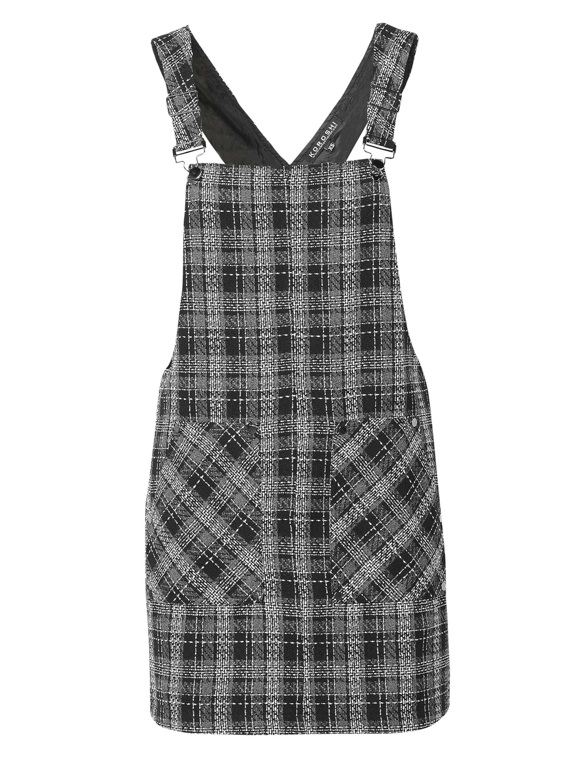 KOROSHI Mekko värissä musta: etupuoli