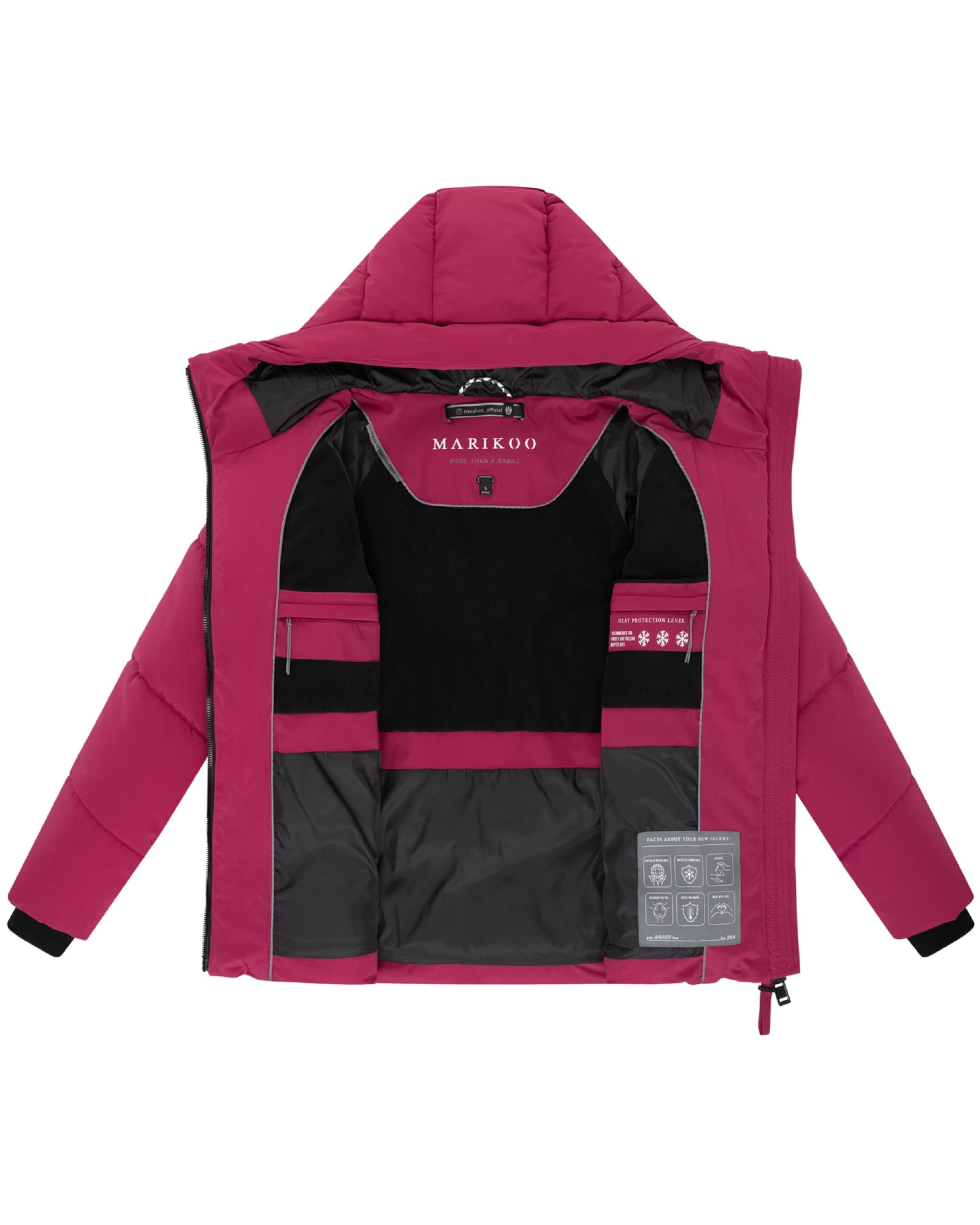 MARIKOO Zimná bunda 'Kwamee 16' - Červená