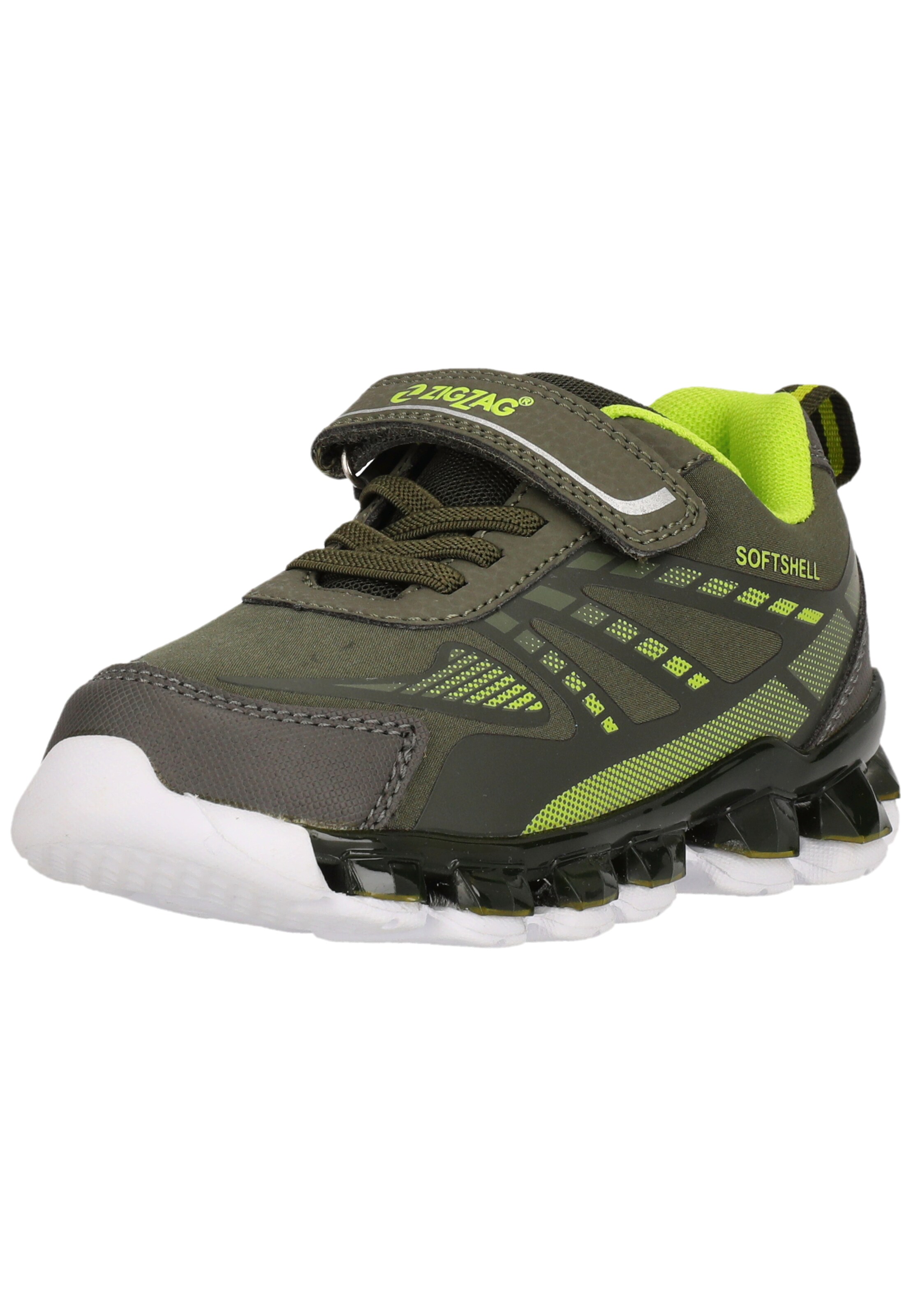 ZigZag Sneaker 'Nunstu' in Grün: Vorderseite