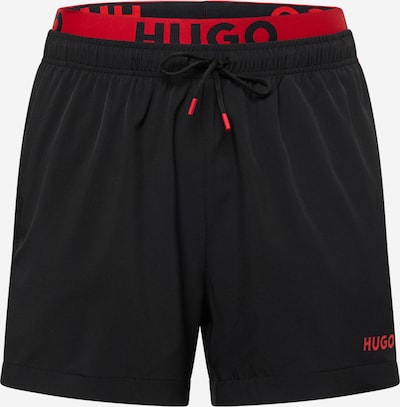 HUGO Kopalne hlače 'Flex ' | rdeča / črna barva, Prikaz izdelka