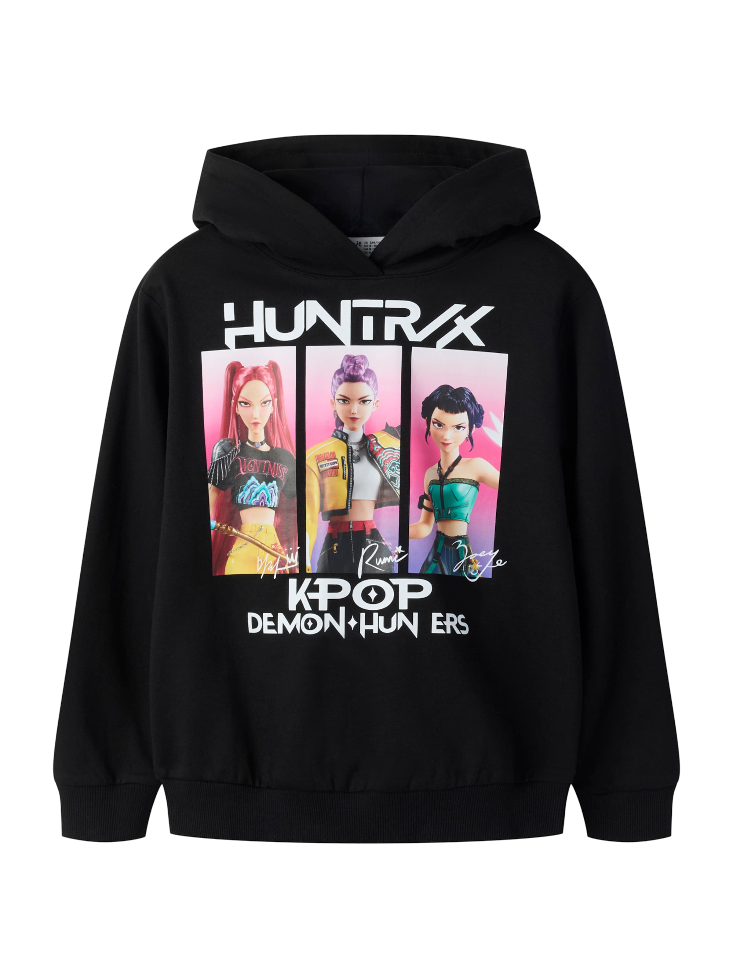 NAME IT - Sudadera 'NKFadis' en negro: frente