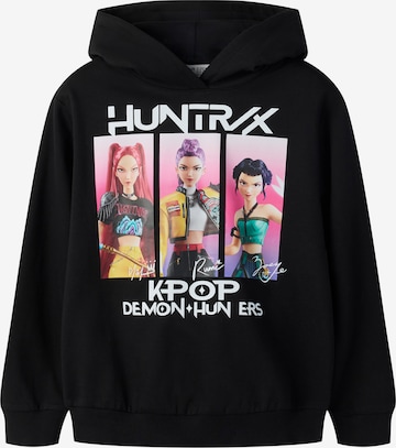 NAME IT - Sudadera 'NKFadis' en negro: frente