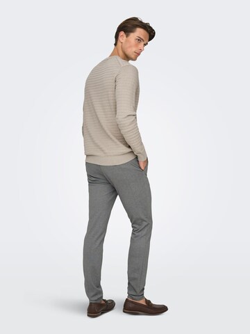 Only & Sons - Jersey 'ONSBerry' en gris
