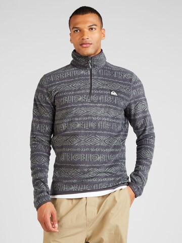 Pull-over de sport 'AKER' QUIKSILVER en gris : devant