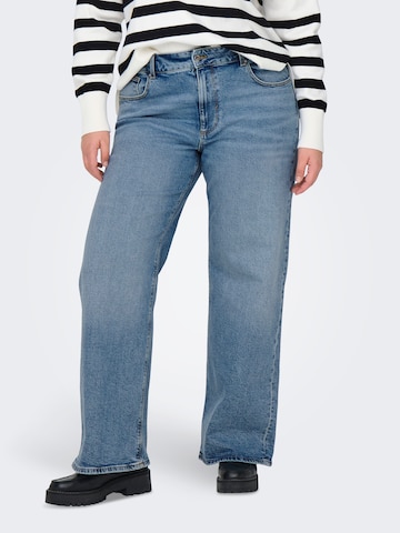 ONLY Carmakoma Wide leg Jeans in Blue: front