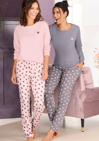 Pyjama VIVANCE en gris : devant