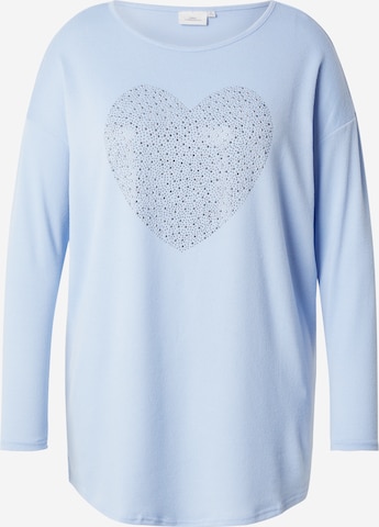 T-shirt 'CARMALBA' ONLY Carmakoma en bleu : devant