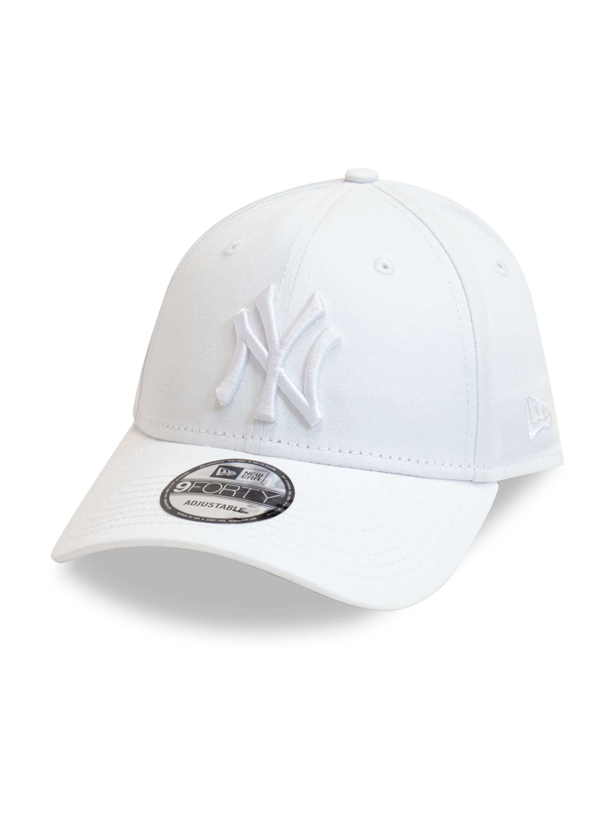 Cappello da baseball 'LEAGUE ESS 9FORTY NEYYAN' di NEW ERA in bianco: frontale