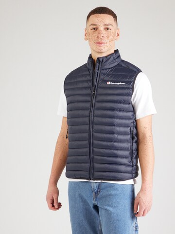 Champion Authentic Athletic Apparel Väst i blå: framsida
