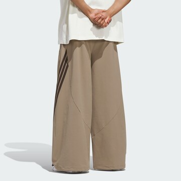 Wide Leg Pantalon de sport ADIDAS PERFORMANCE en beige