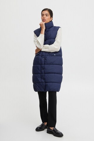 Gilet 'Bomina' di b.young in blu: frontale