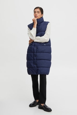 b.young Vest 'Bybomina Waistcode' in Blue: front