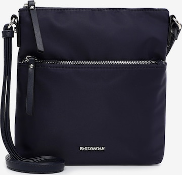 Emily & Noah Shoulder Bag 'Jill' in Blue: front