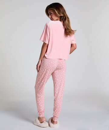 Hunkemöller Pyjamahose in Pink