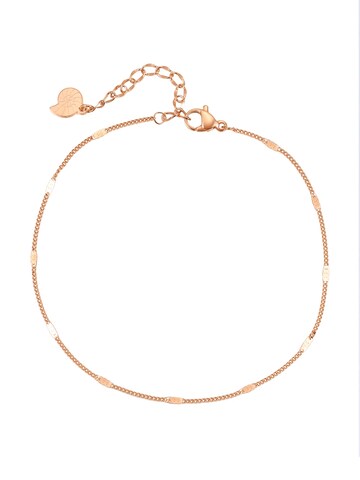Hey Happiness Foot Jewelry 'Flat Links' in Gold: front