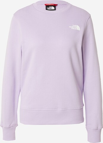 THE NORTH FACE Sweatshirt 'DREW PEAK' in Lila: voorkant