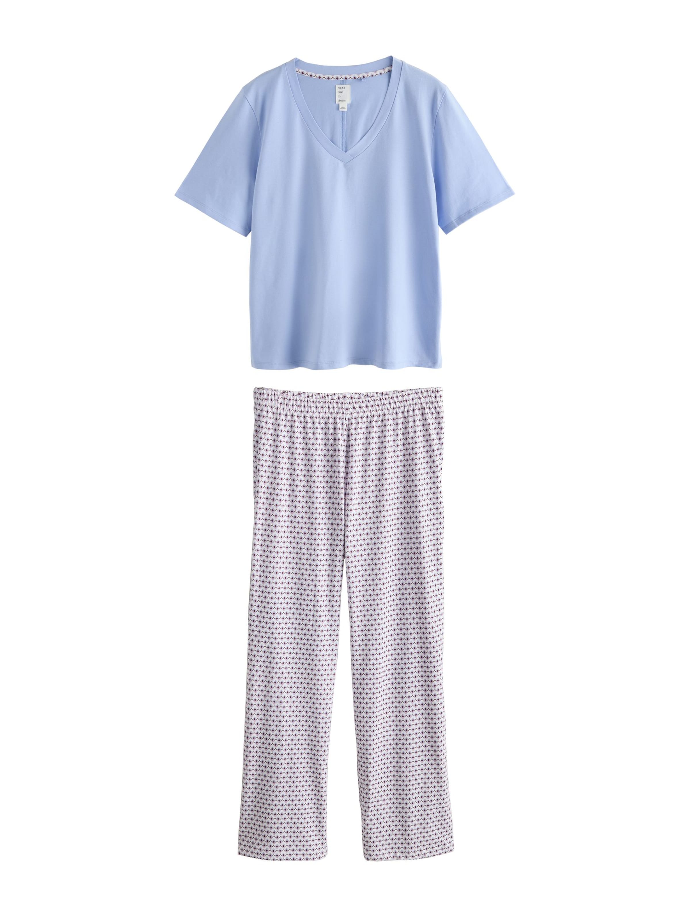 Next - Pijama en azul: frente