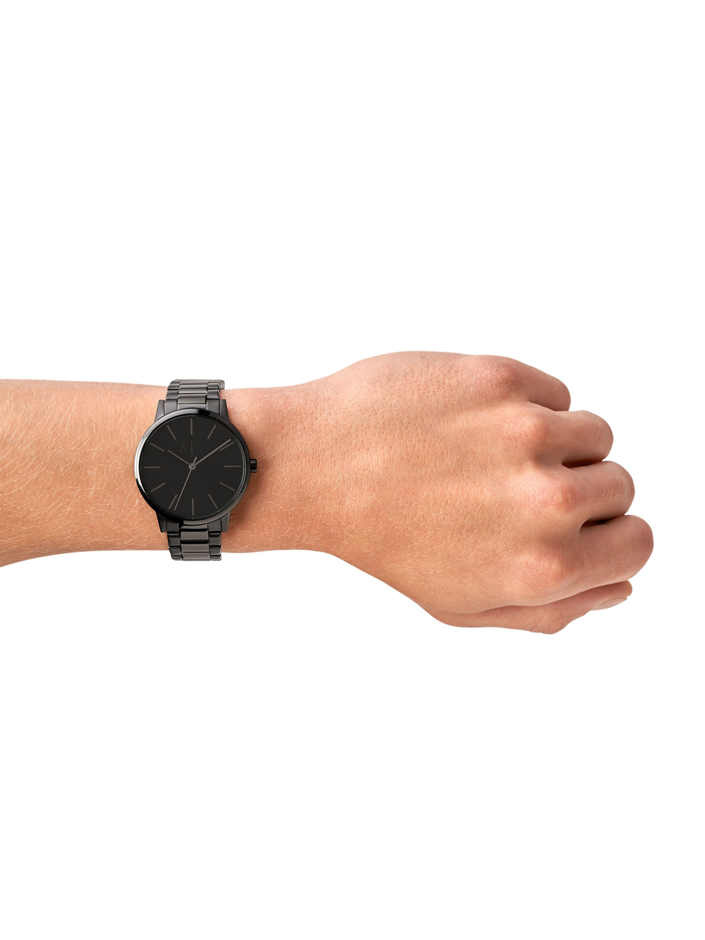 Montre à affichage analogique ARMANI EXCHANGE en noir : devant