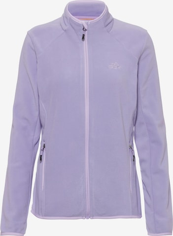 OCK Athletic Fleece Jacket in Purple: front