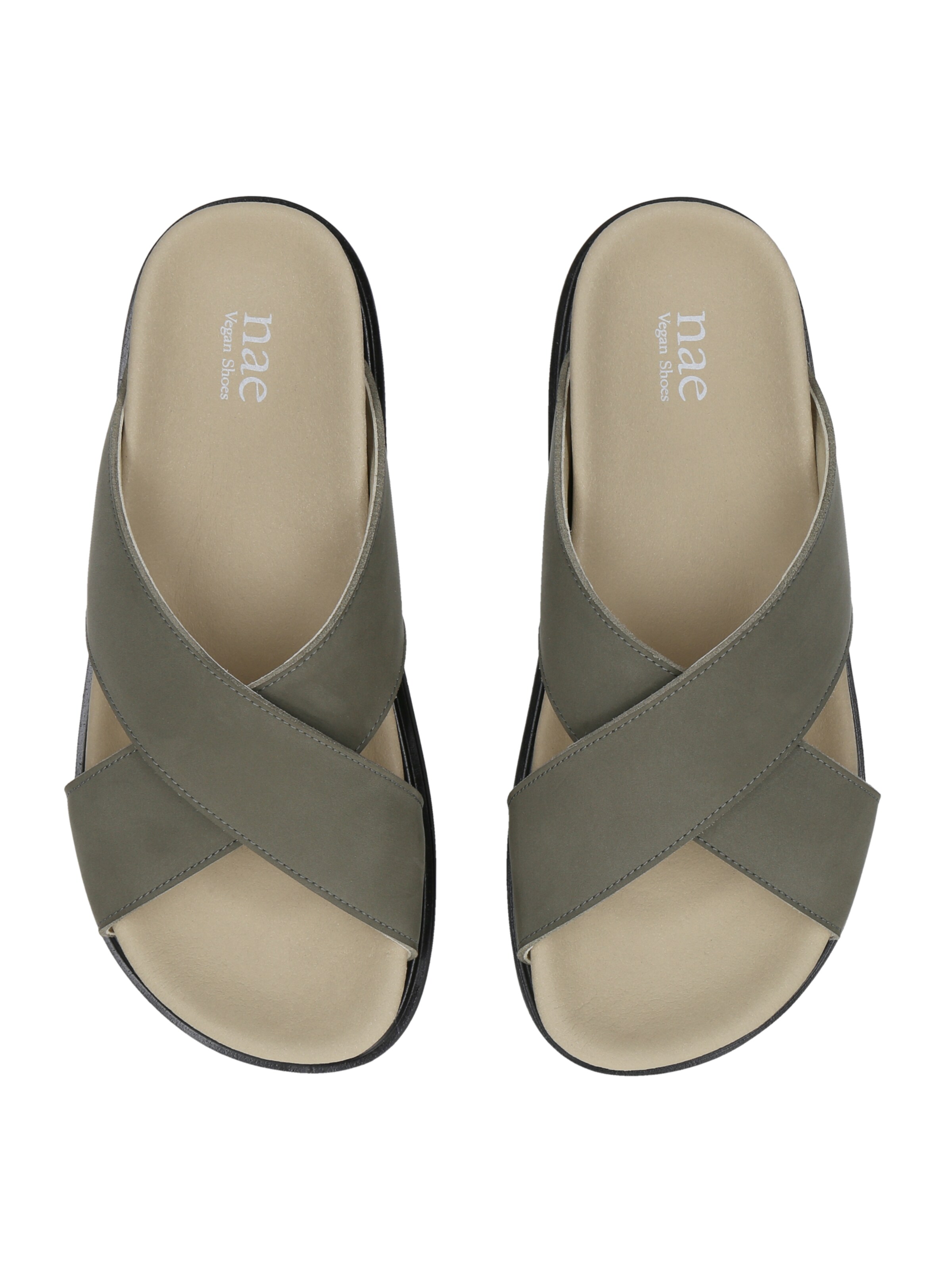 Sandalo 'DAVU' di nae Vegan Shoes in verde