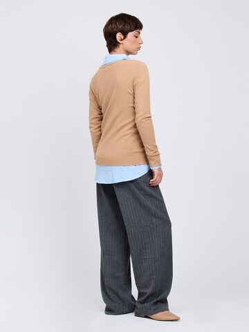 Influencer Pullover in Beige