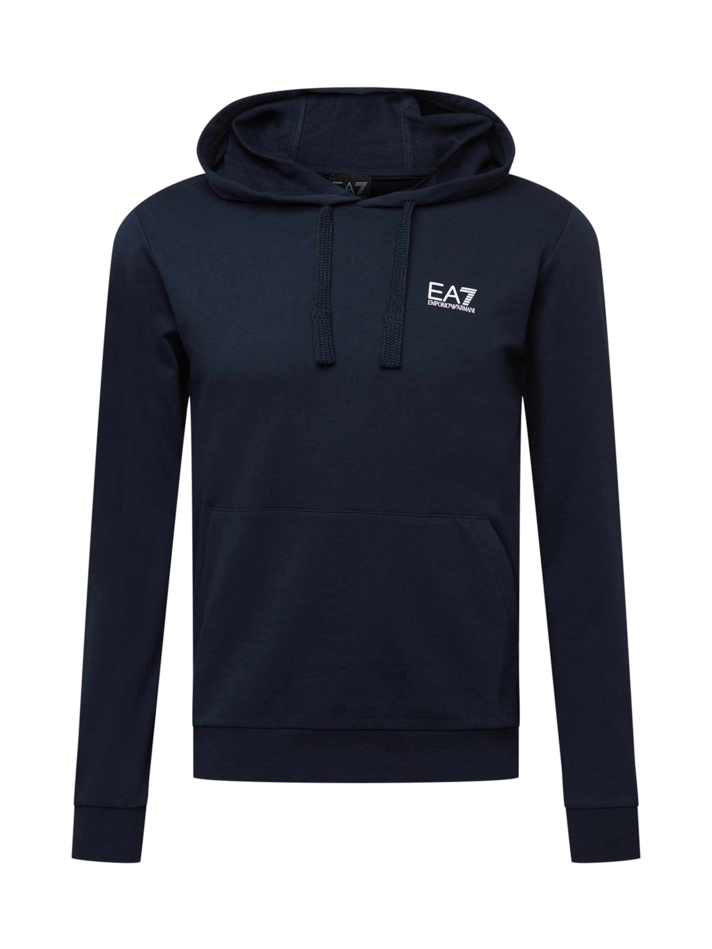 EA7 Emporio Armani Sweatshirt in Night blue / White, Item view