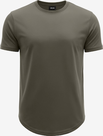 SIXLAB Shirt 'Round T-Shirt' in Green: front