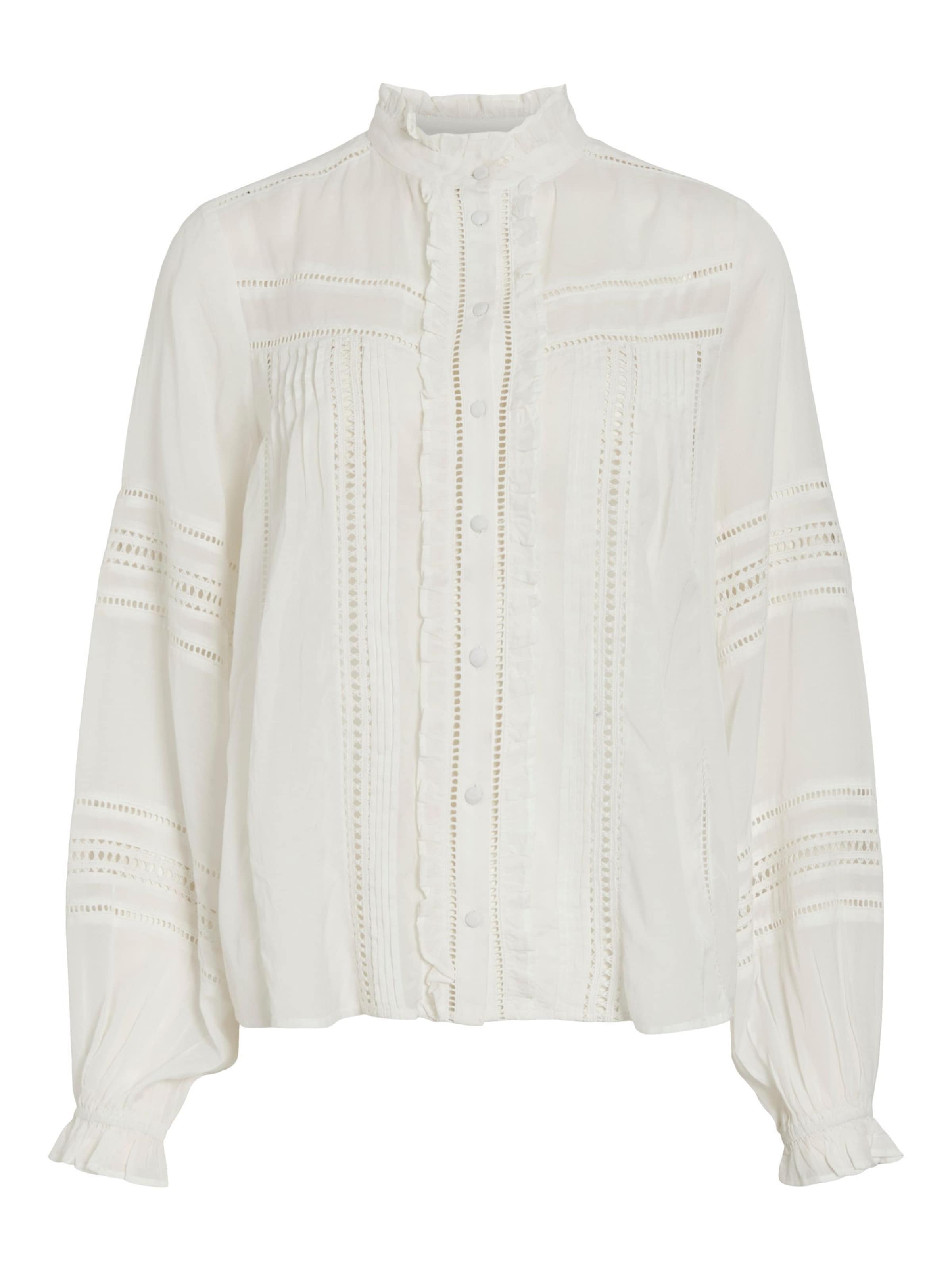 ROUGE EDIT Bluse in Weiß: Vorderseite