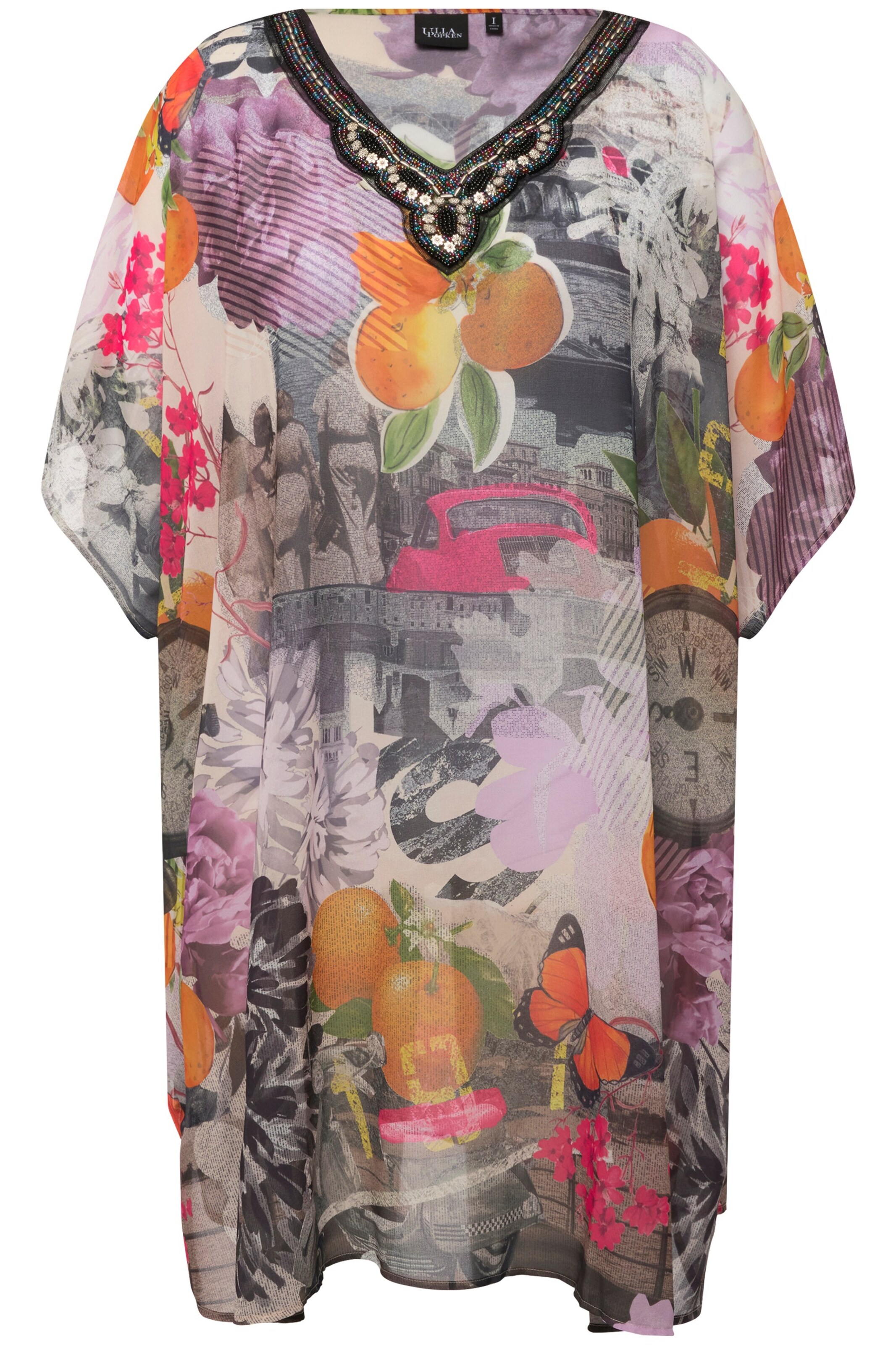 Ulla Popken Summer dress in Mixed colours: front