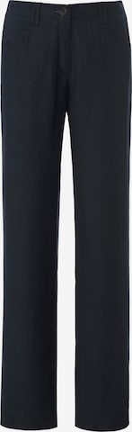 Peter Hahn Wide leg Broek in Blauw: voorkant