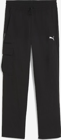 PUMA Regular Sports trousers in Black: front