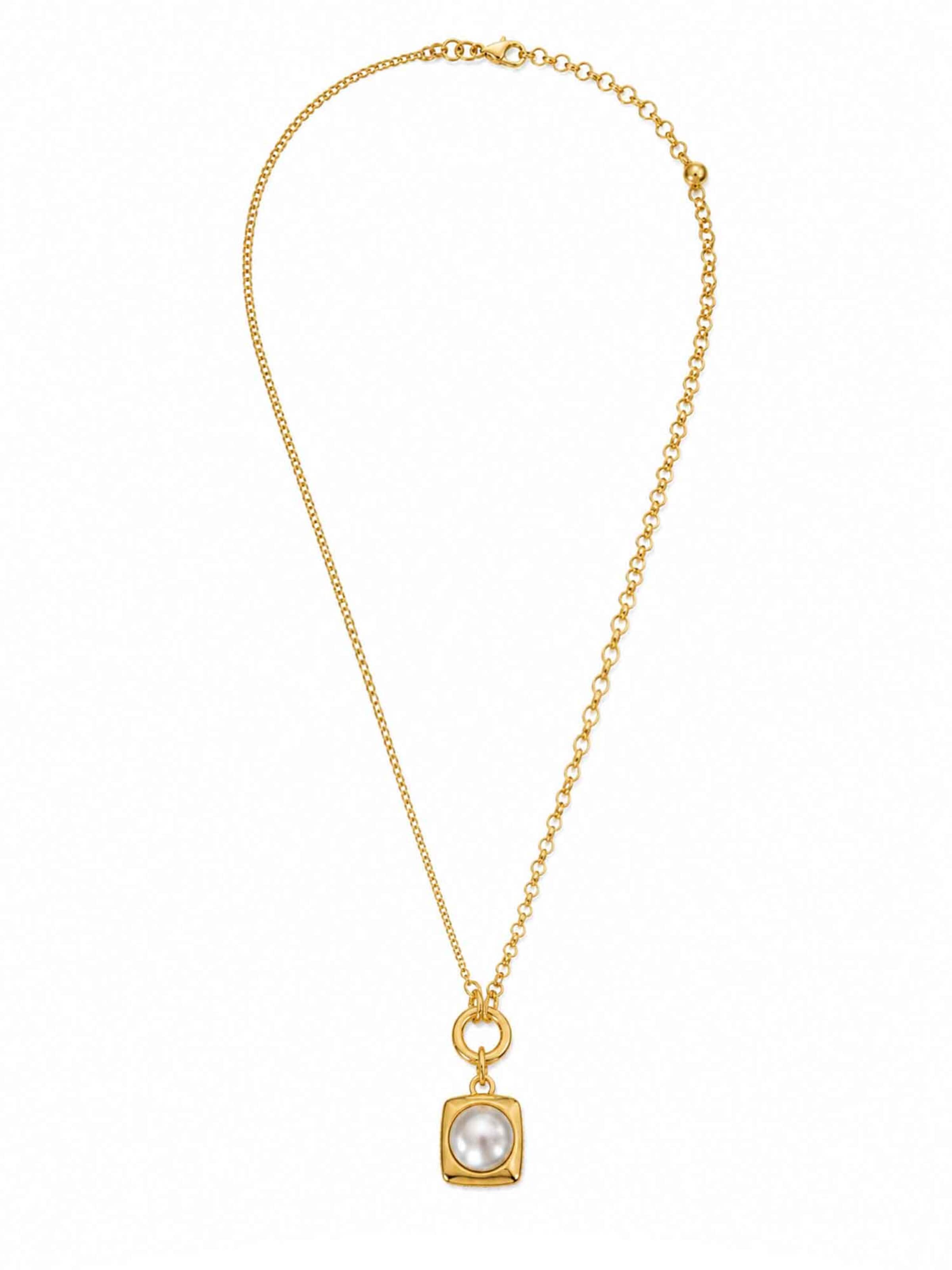 RteRme Ketting 'Clementine' in Goud: voorkant