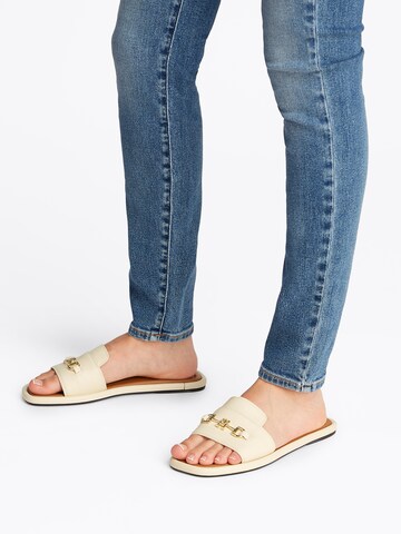 TOMMY HILFIGER Pantolette i beige